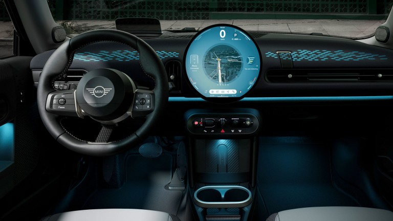 MINI Cooper 3-дверный – интерьер – галерея режимов experience – рулевое колесо