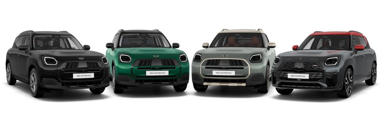 MINI Countryman — кастомизация — цвета