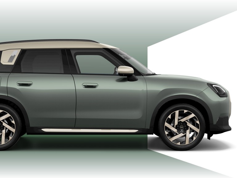 MINI Countryman — размеры — вид сбоку